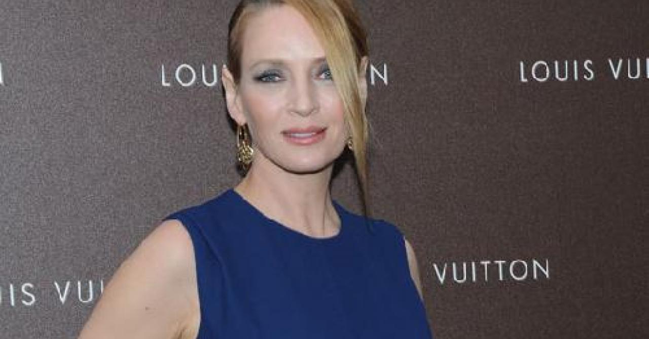 Photos Uma Thurman Séductrice En Bleu Nuit Pour Louis Vuitton Premierefr 