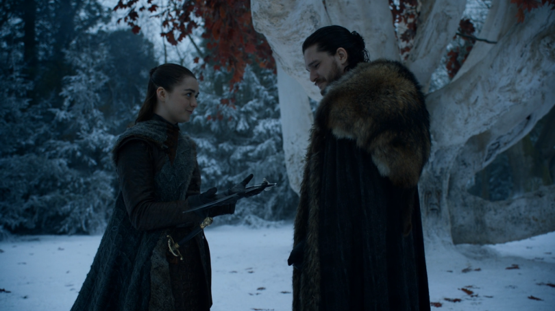 Arya et Jon - Game of Thrones