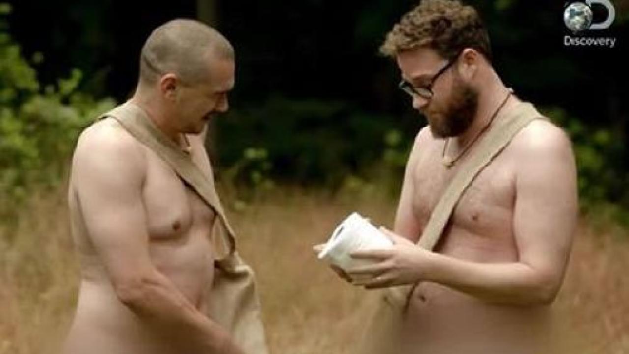 James Franco Et Seth Rogen Enti Rement Nus Pour L Mission Naked And Afraid Premiere Fr