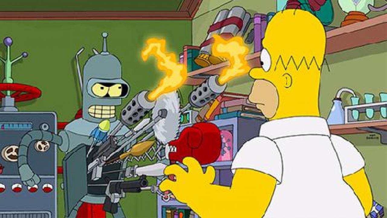 Les Simpsonfuturama La Première Image Du Crossover Premierefr 6584