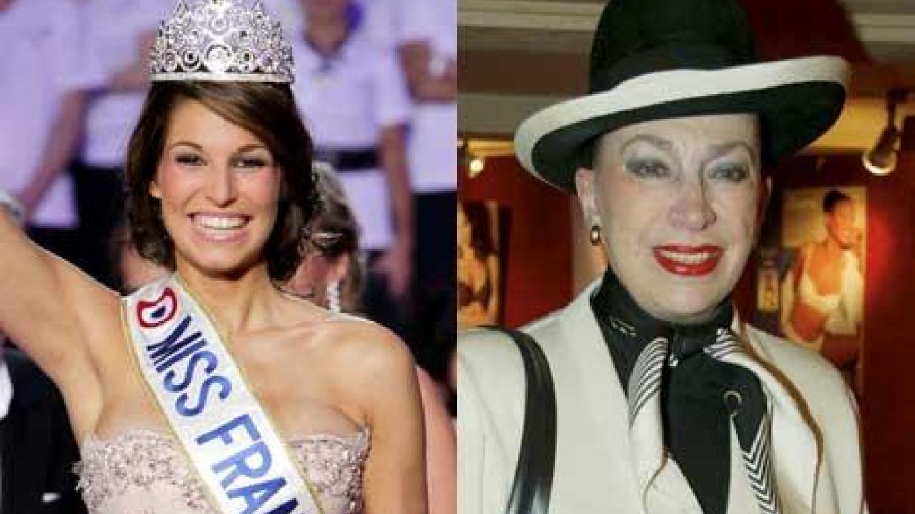 Miss France 2011 : Laury Thilleman ajuste Geneviève de Fontenay |  Premiere.fr