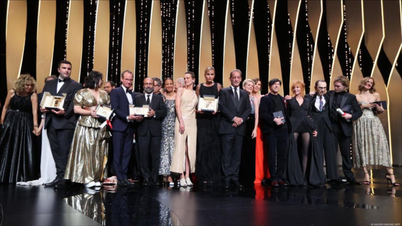 Tous les gagnants du 74e festival de Cannes réunis sur scène