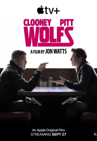 Wolfs affiche avec George Clooney et Brad Pitt