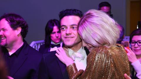 Golden Globes 2019 : Rami Malek a fêté sa victoire avec sa copine Lucy