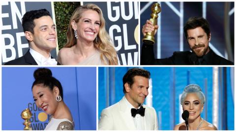 Golden Globes 2019 : Les plus belles photos des gagnants