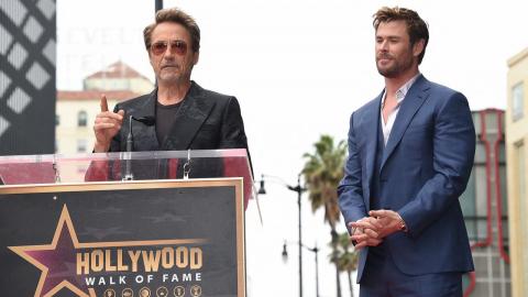 Chris Hemsworth reçoit son étoile sur Hollywood Boulevard