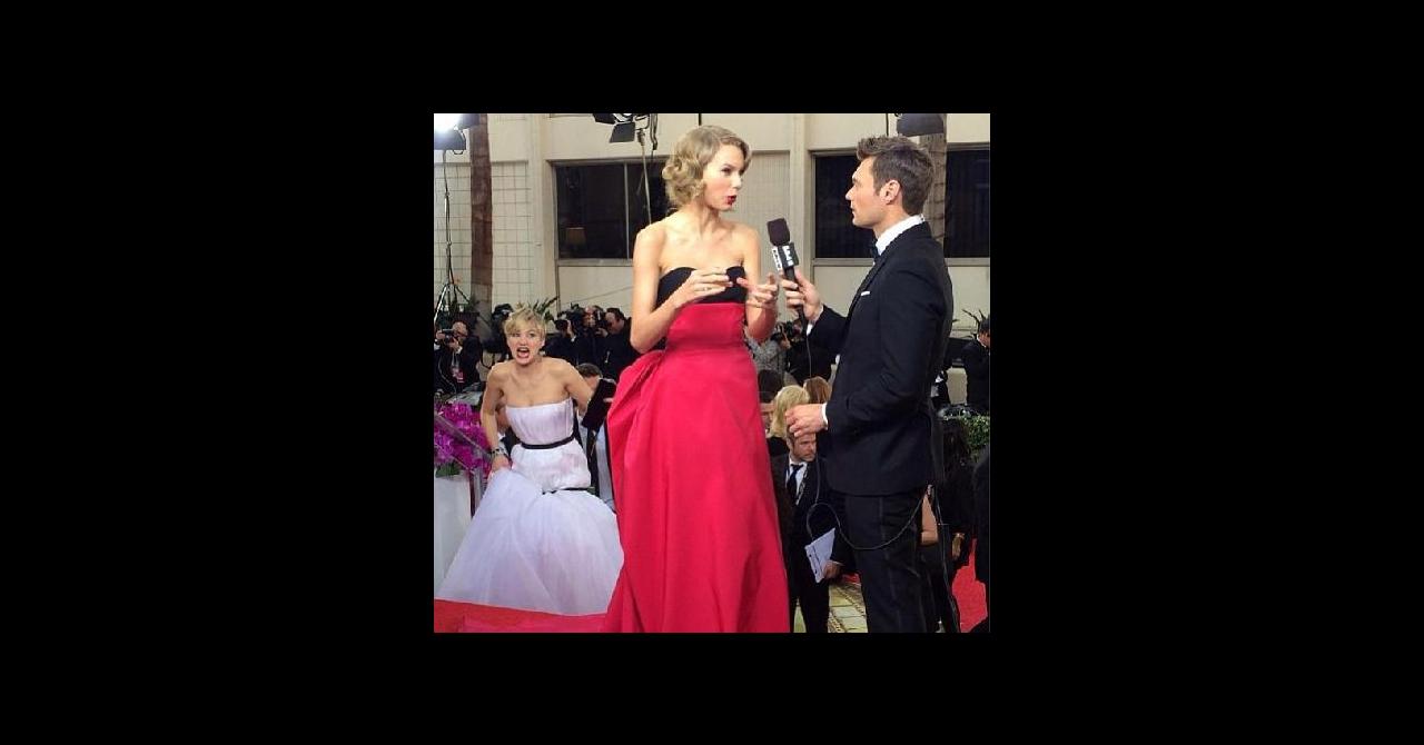 PHOTOS VIDEO Golden Globes 2014 Taylor Swift Agresse Par