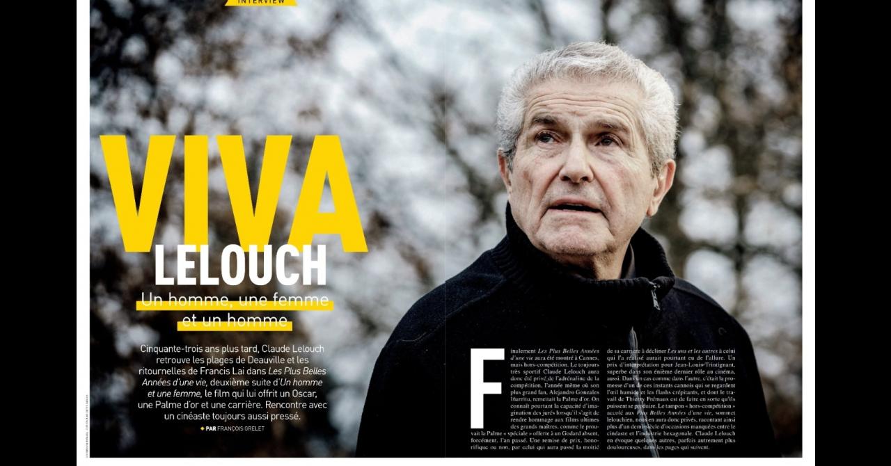 Première n°497 - Interview avec Claude Lelouch