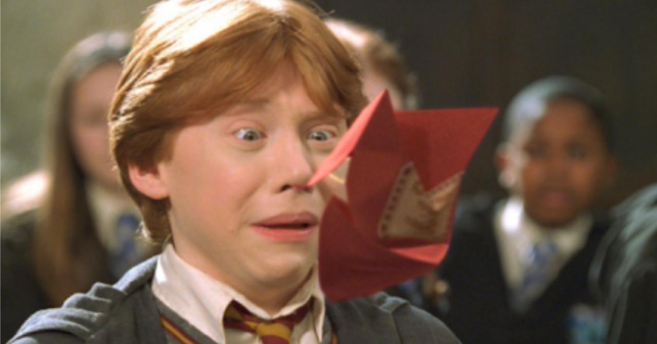 Rupert Grint dans Harry Potter et la Chambre des secrets (2002)