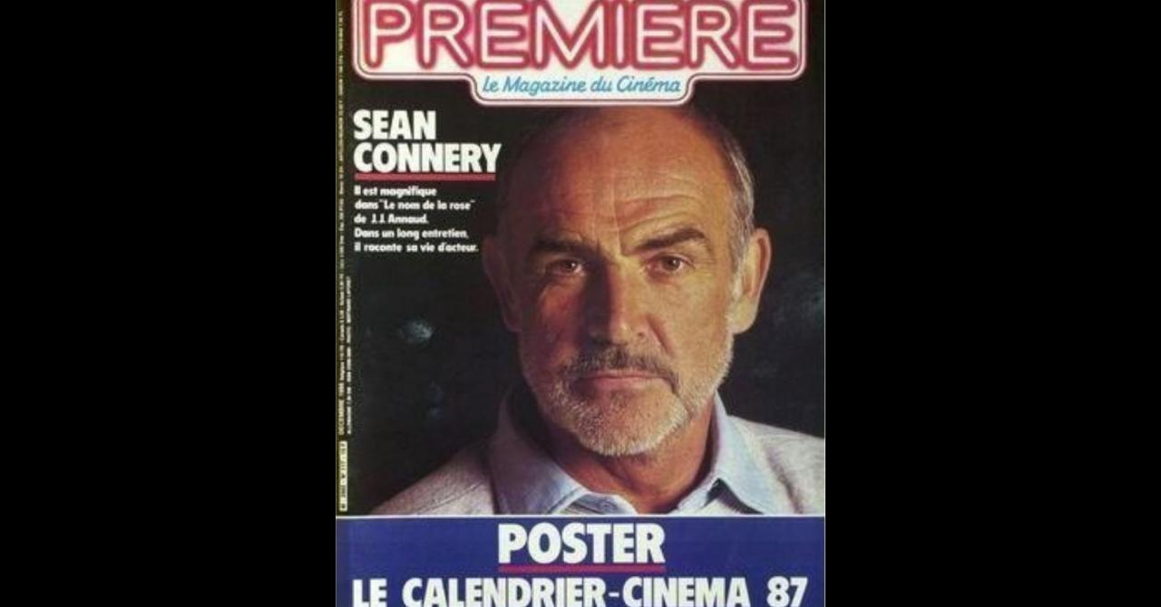 Sean Connery en couverture du Première n°117 - Décembre 1986