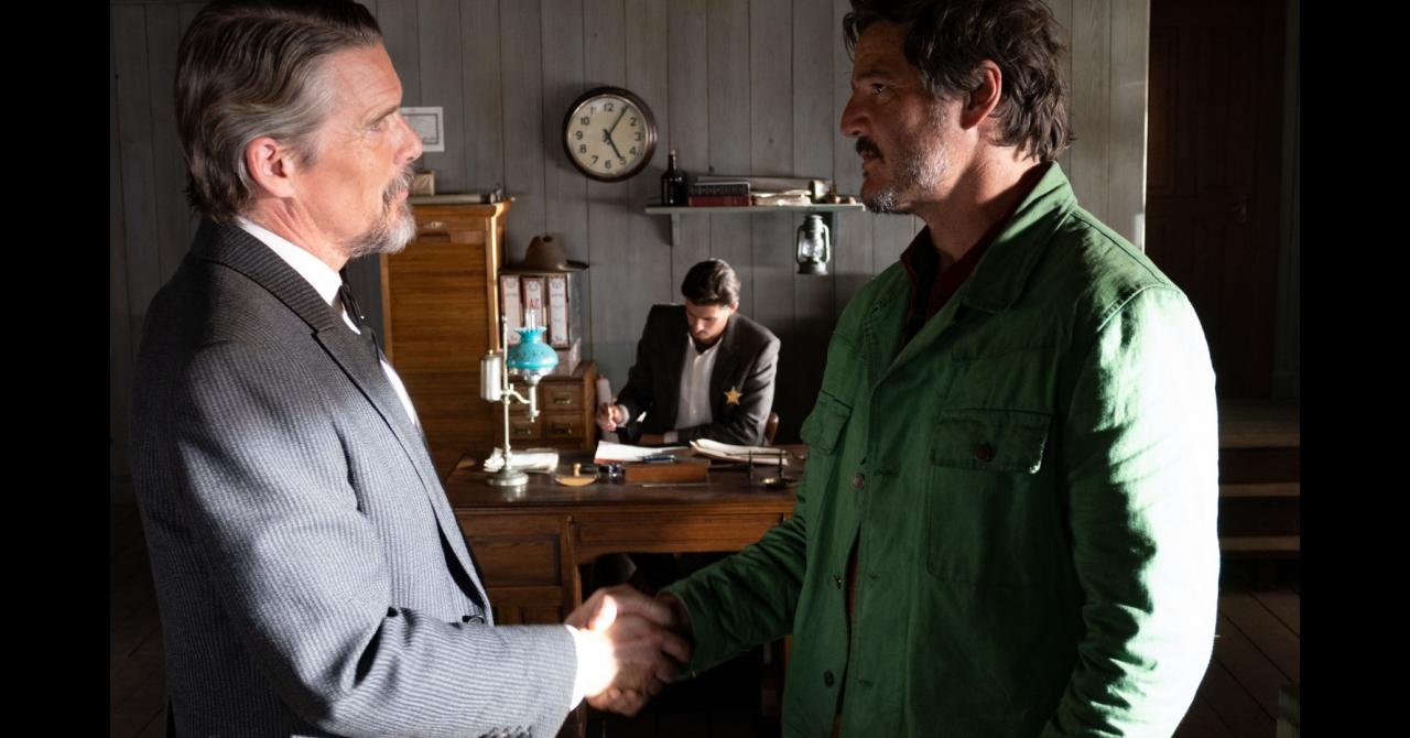 Ethan Hawke et Pedro Pascal dans Strange Way of Life