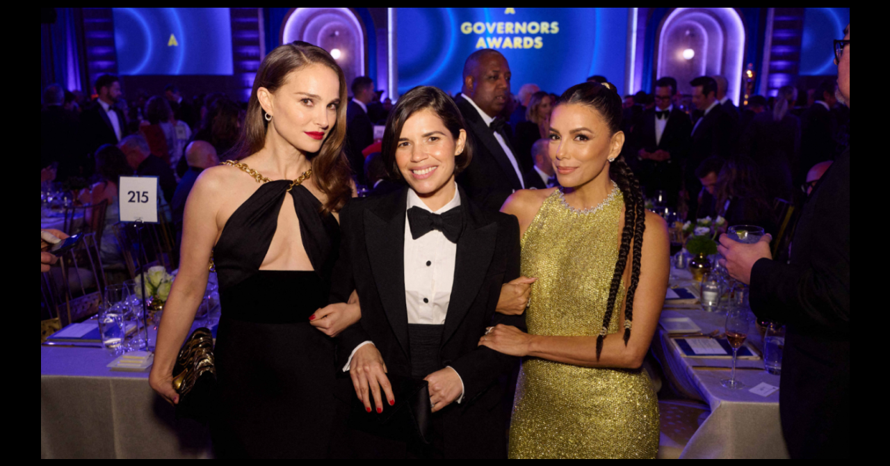14e cérémonie des Governors Awards : Natalie Portman, America Ferrera et Eva Longoria