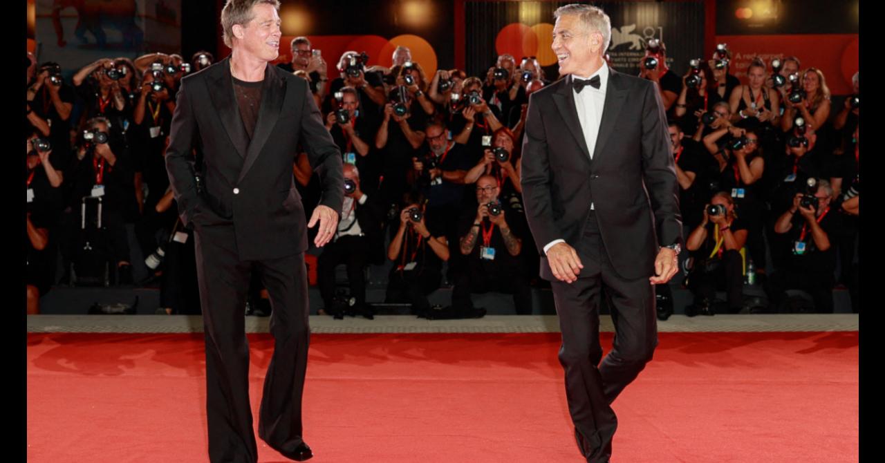 Brad Pitt et George Clooney