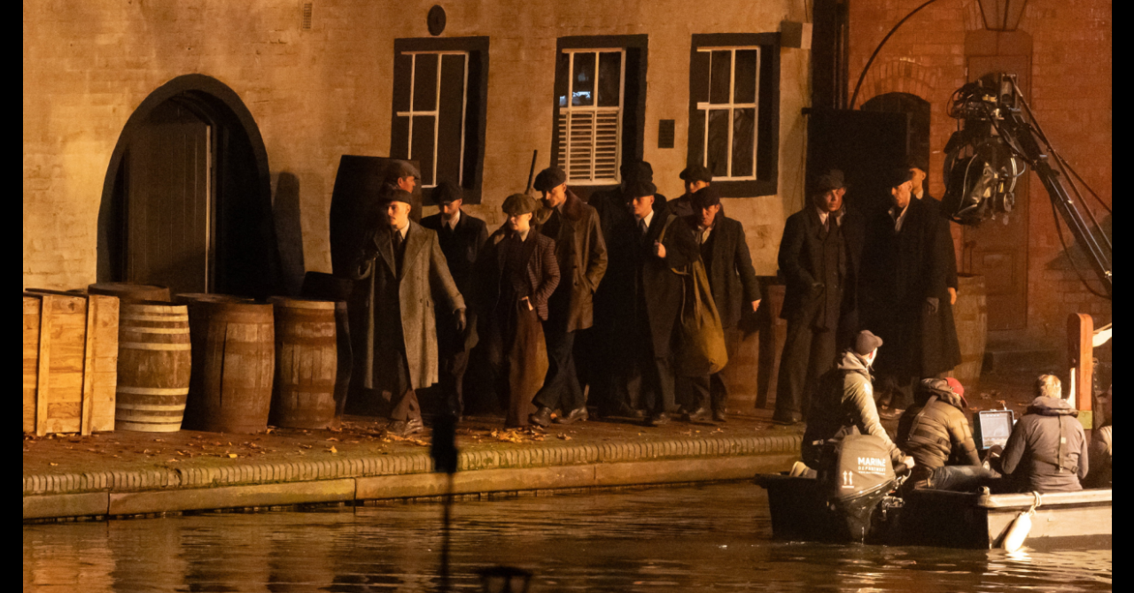 Cillian Murphy est en plein tournage du film Peaky Blinders [photos]