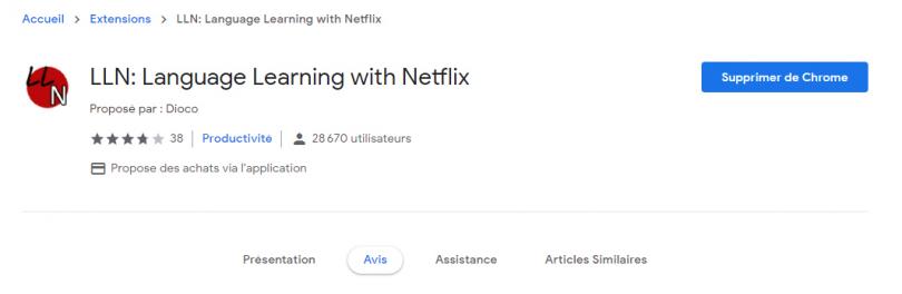 Learning languages with Netflix