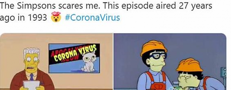 Les Simpson coronavirus