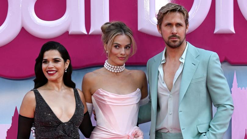 Ryan Gosling, America Ferrera et Margot Robbie (2024)